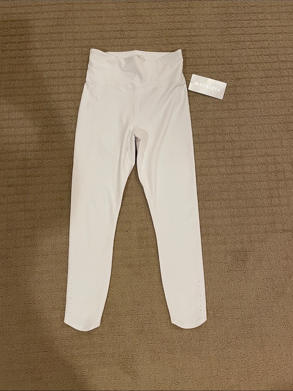 Athleta White Pacesetter 7/8 leggings